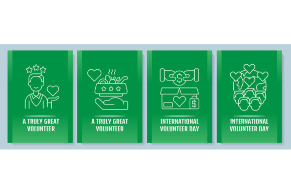 Annual Volunteer Week Celebration Cards: Graphics for Creative Publishing