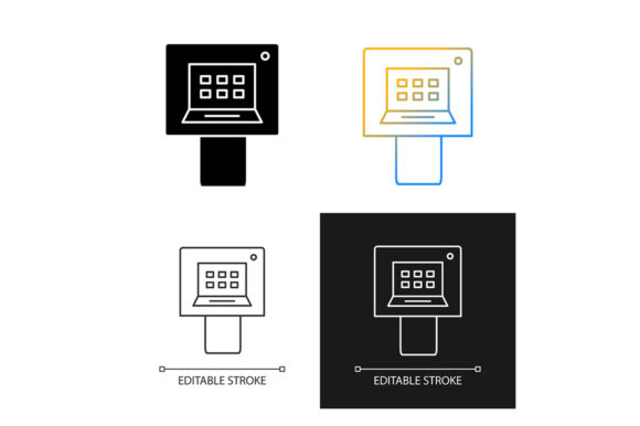 ATM Icon Set: Graphics and Icons for Handmade Creations