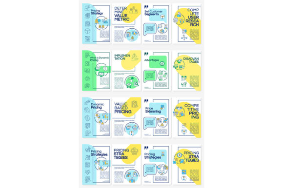 Dynamic Pricing Brochure Template Set