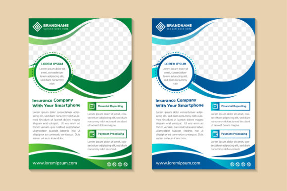 Insurance Company with You Smartphone Ve: Graphics and Print Templates