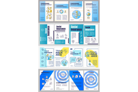 Insurance Protection Brochure Templates Graphics