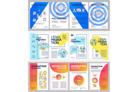 Legal Migration Brochure Template Set: Graphics for Real Projects