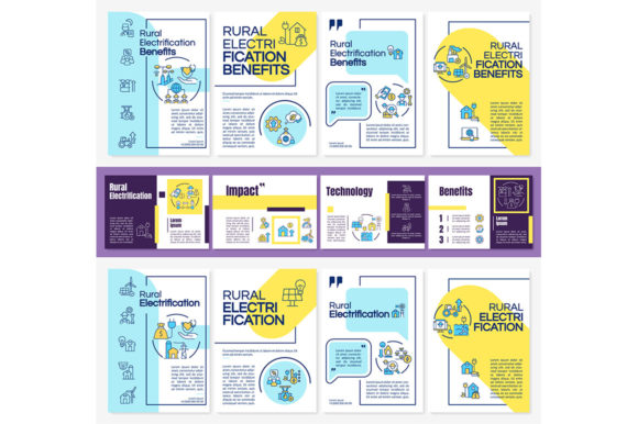 Rural Electrification Brochure Templates