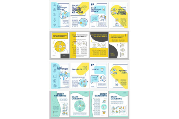 Smart Technologies Brochure Template Set