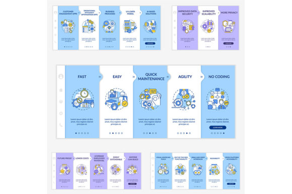 Web 3.0 Benefits Onboarding Template Set: Graphics for Modern Branding